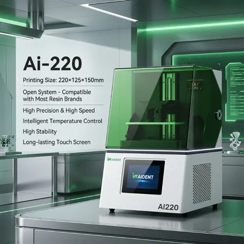 Shenzhen Dental Lab fordobler kapaciteten med Aident Ai220 Dental 3D-printer